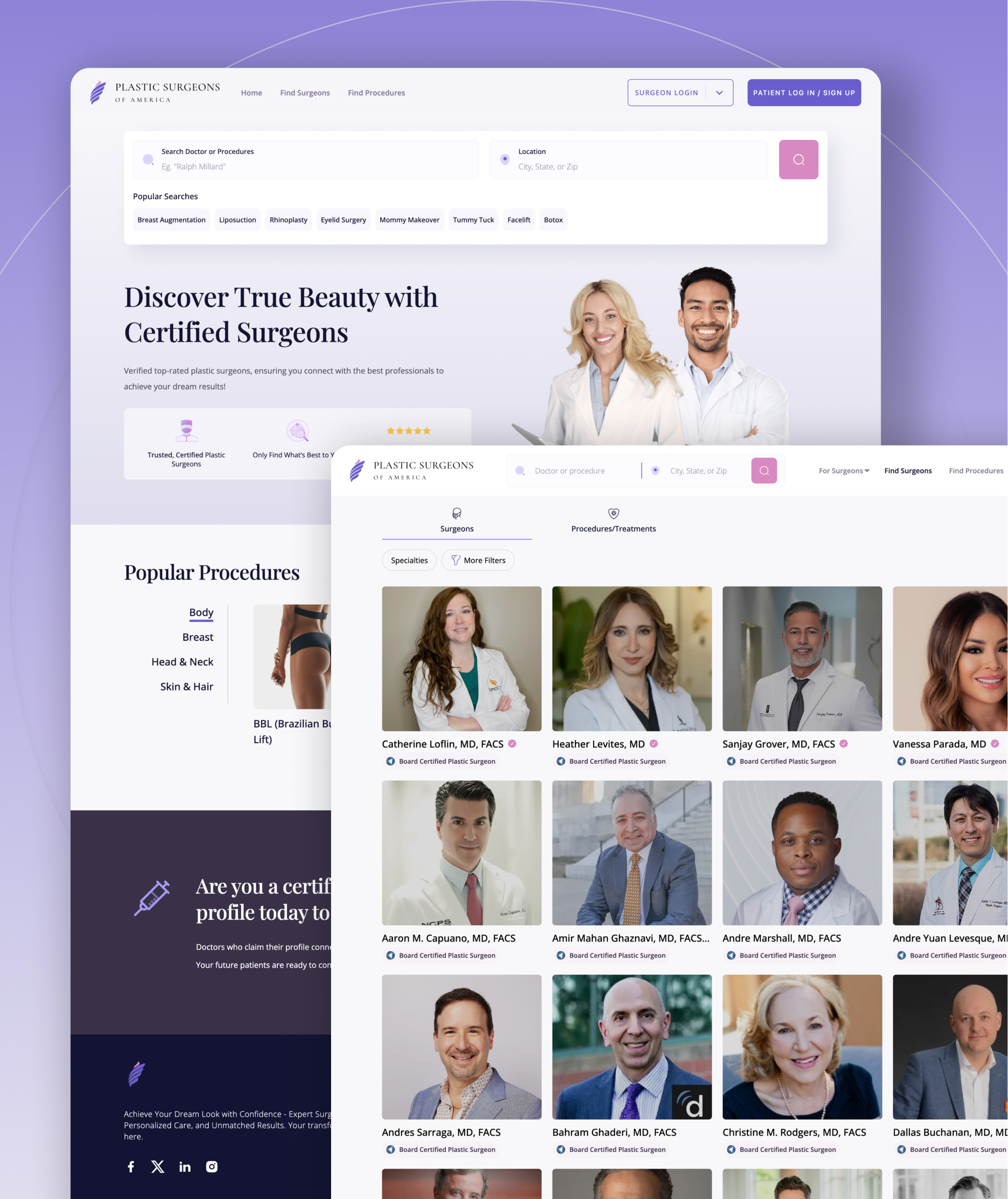 Plastic Surgeons of America